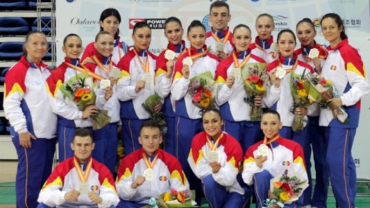 România, locul 3 pe națiuni la Campionatele Mondiale de Gimnastică Aerobică