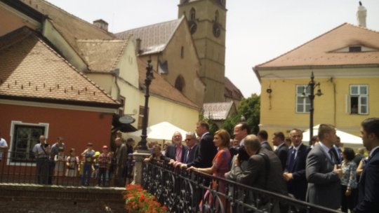 FOTO: Vizita președintelui Germaniei Joachim Gauck la Sibiu