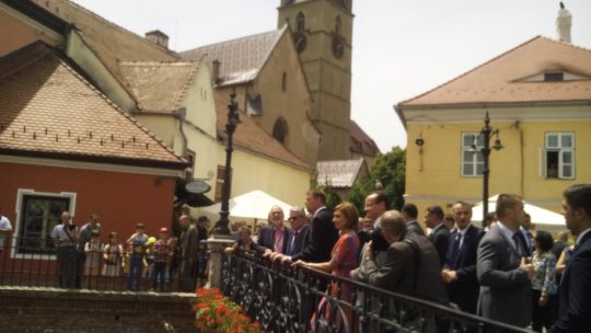  FOTO: Vizita președintelui Germaniei Joachim Gauck la Sibiu