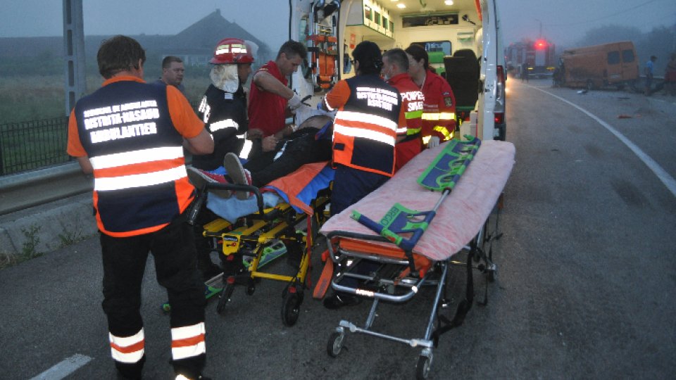 FOTO: Grav accident de circulaţie pe DN 17 la Şintereag
