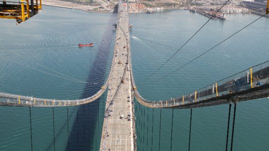În Turcia a fost inaugurat al patrulea cel mai lung pod suspendat din lume
