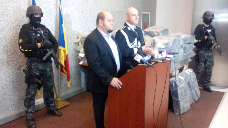 Captură record de cocaină în România, peste 2,5 tone