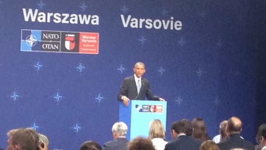 Președintele SUA, Barack Obama, la finalul ultimului său summit NATO