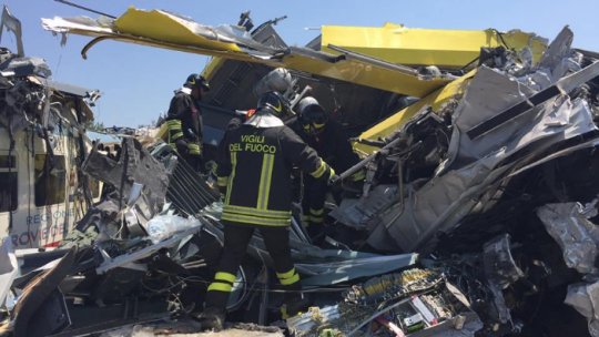 27 de morţi în accidentul feroviar din Italia