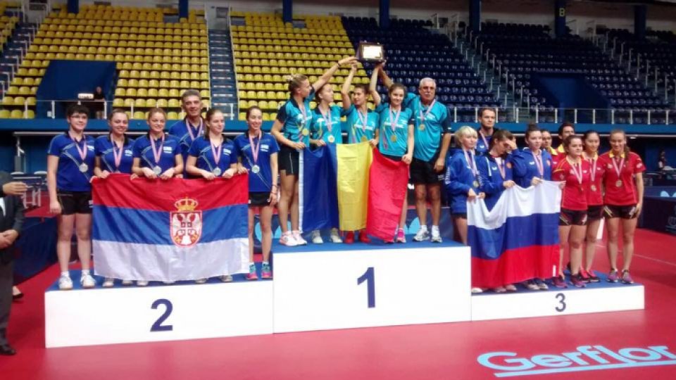 Tenis de masă: Aur european pentru echipa de junioare a României