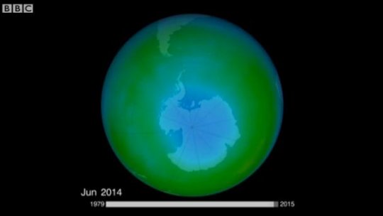 Gaura din stratul de ozon de deasupra Antarcticii s-a micşorat semnificativ
