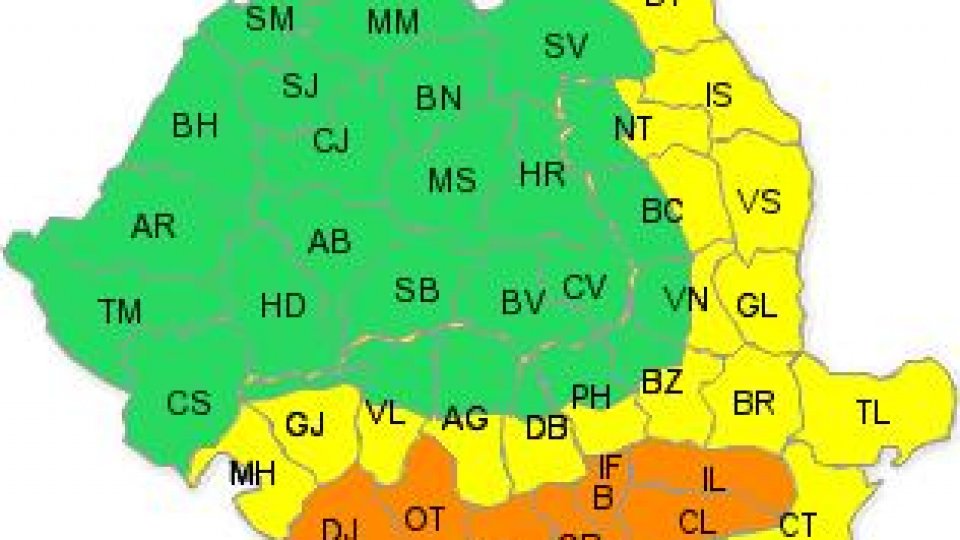 Avertizările meteo au fost prelungite