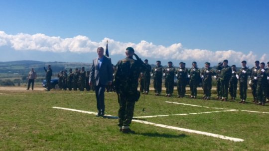 Președintele Klaus Iohannis la exercițiul militar"Saber Guardian - 16"
