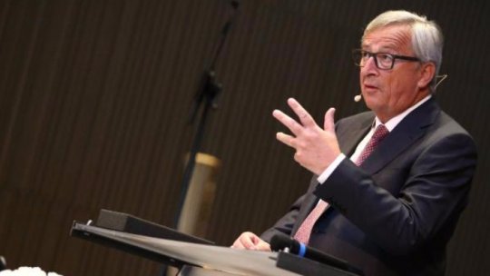 Jean-Claude Juncker susţine un discurs privind starea Uniunii Europene