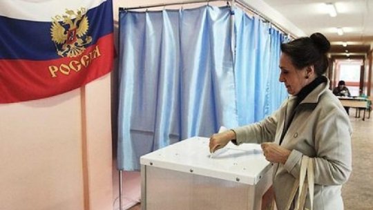 În Rusia, partidul puterii este pe primul loc la alegerile de ieri