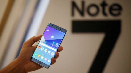Samsung oprește vânzările modelului Galaxy Note 7, din cauza bateriei