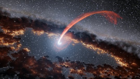Imaginea zilei de la NASA: O Gaură neagră "înghite" o stea