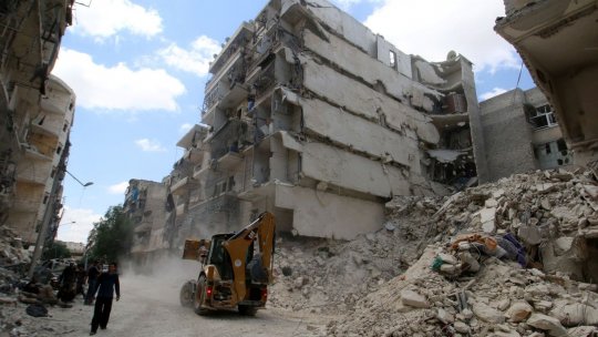 Comunitatea internaţională condamnă bombardamentele din oraşul sirian Alep