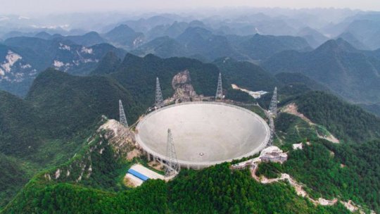 Cel mai mare radiotelescop sferic din lume a început să funcţioneze