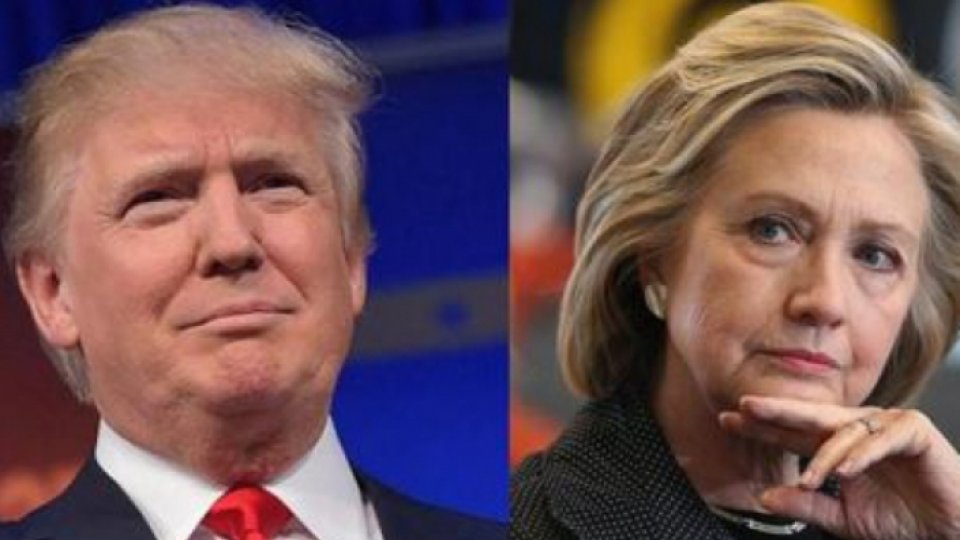 Prima confruntare televizată a democratei Clinton cu republicanul Trump