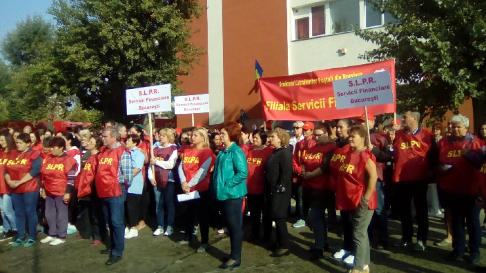 "Protest spontan" la poştă
