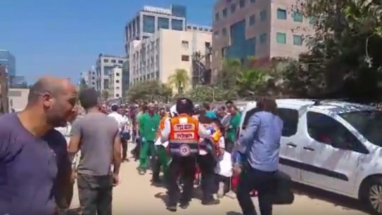 VIDEO: Grav accident pe un şantier din Tel Aviv. Doi morți și 24 de răniți.