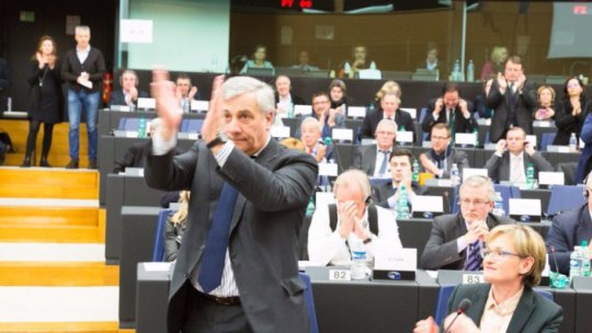 Noul preşedinte al Parlamentului European este italianul Antonio Tajani