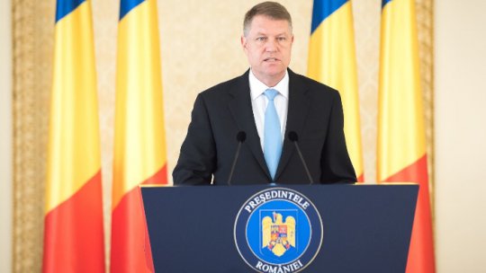 Klaus Iohannis anunţă declanşarea procedurilor pentru referendum naţional