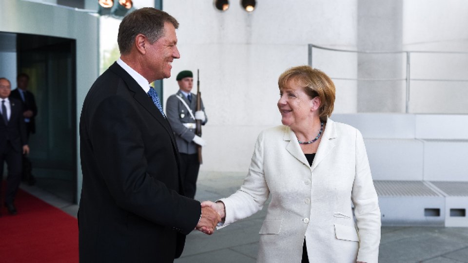 Iohannis, convorbire telefonică cu Angela Merkel