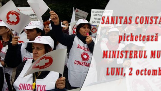 Federaţia Sanitas ameninţă cu grevă generală