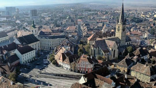 Sibiu-Turisti uitati in Turnul Sfatului