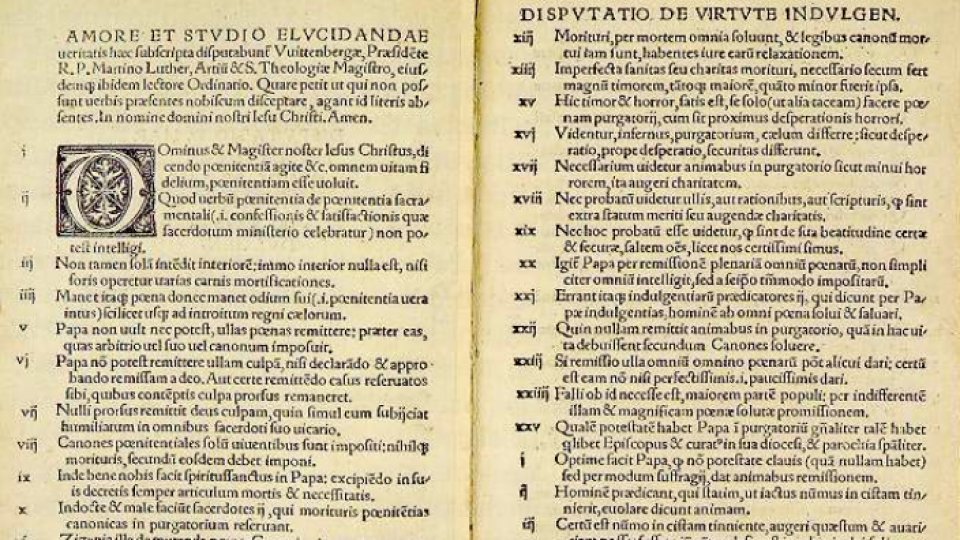 31 octombrie - Ziua Reformei Protestante