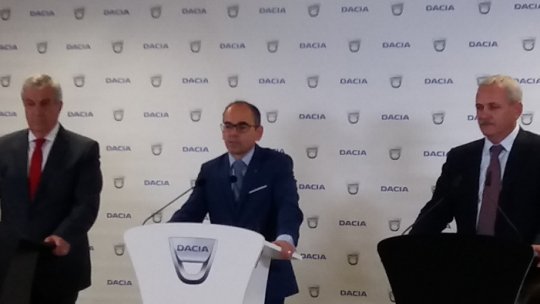 Președinții celor două Camere ale Parlamentului au vizitat Uzinele Dacia