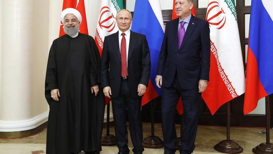 Discuţii la Soci pentru Siria între preşedinţii Rusiei, Turciei şi Iranului