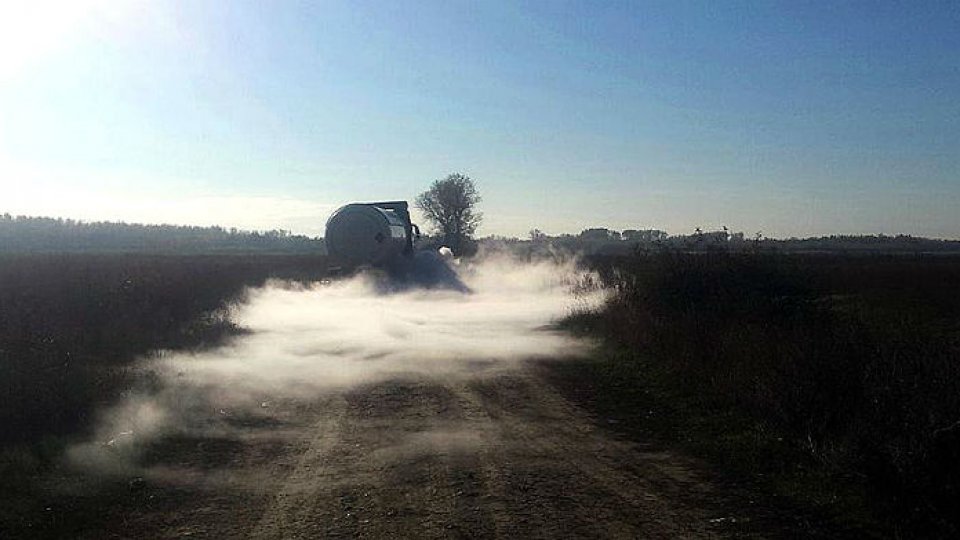 Jud. Galați, avarie la o cisterna cu GPL: 500 de oameni evacuați