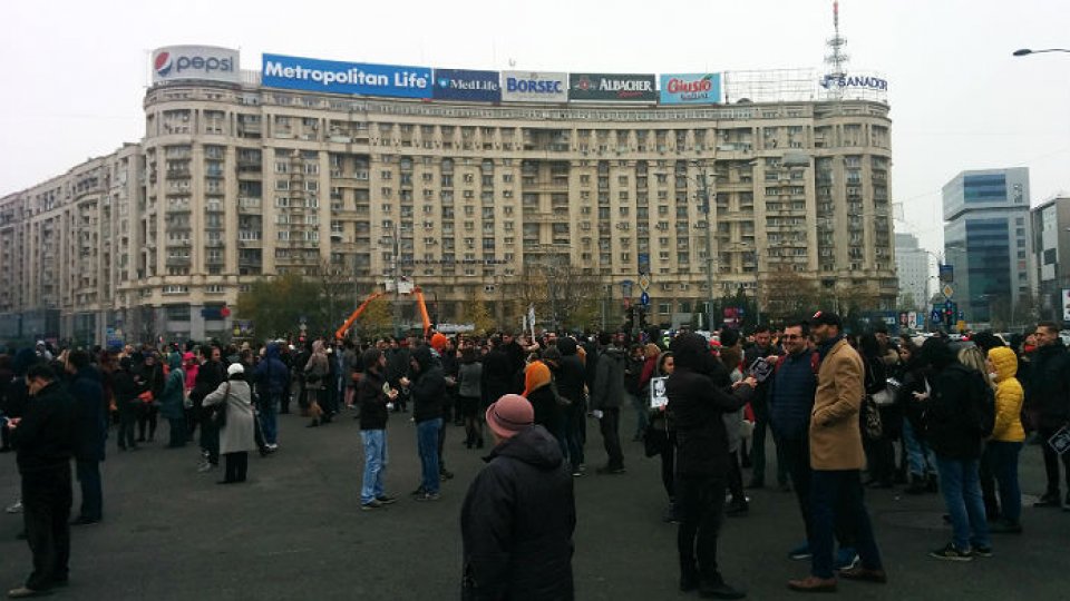 Protest la Guvern împotriva modificării Codului Fiscal (LIVE UPDATES)