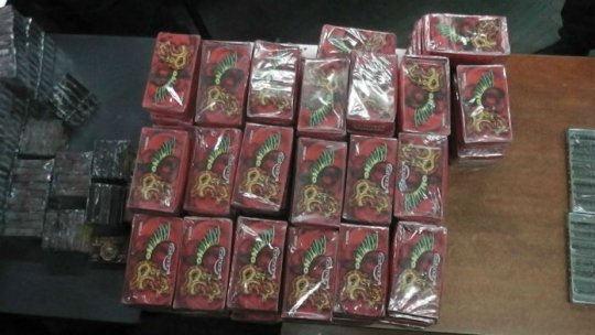Polițiștii au confiscat peste cinci tone de articole pirotehnice