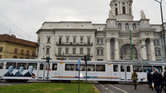 Tramvai dedicat "Centenarului Marii Uniri", la Arad