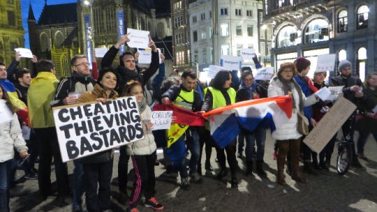 Protest la Amsterdam împotriva ordonanţei de modificare a CP