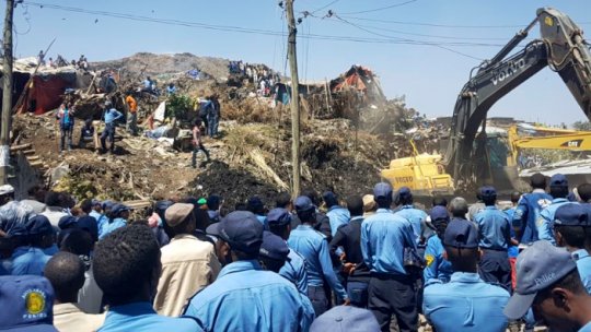 Numărul morţilor îngropaţi de gunoi la Addis Ababa a ajuns la 113