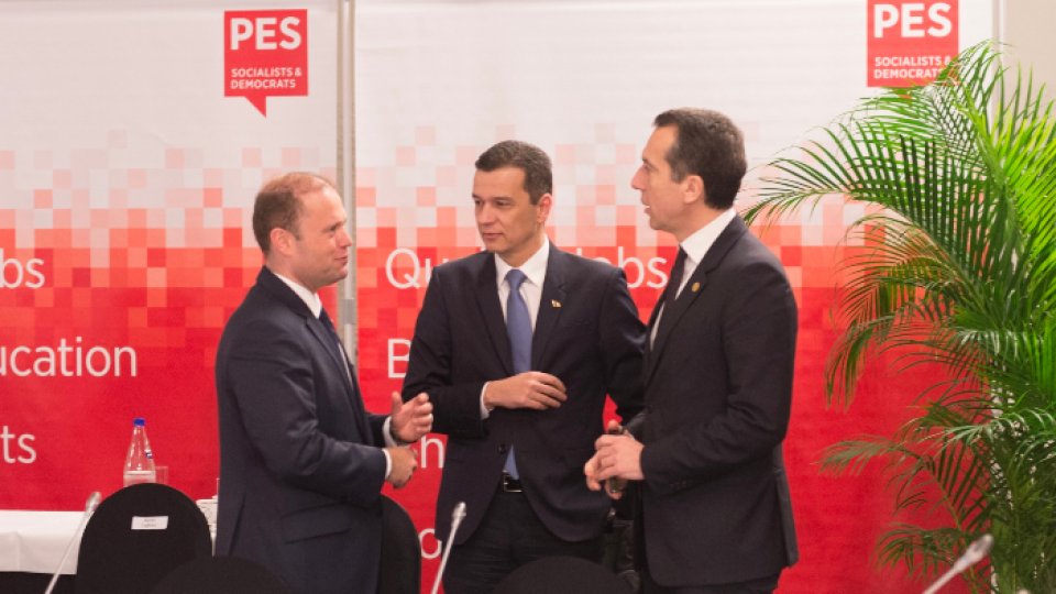 Sorin Grindeanu participă la reuniunea șefilor de stat și de guvern din PES