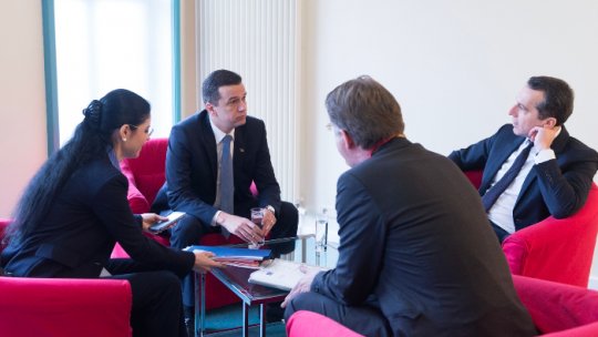 VIDEO: Premierul Sorin Grindeanu - întâlnire cu cancelarul Austriei