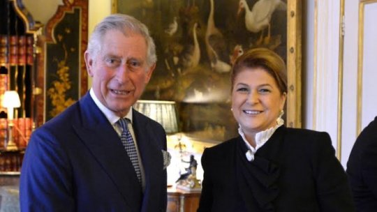 Prinţul Charles s-a întâlnit cu ministrul Fondurilor Europene, Rovana Plumb