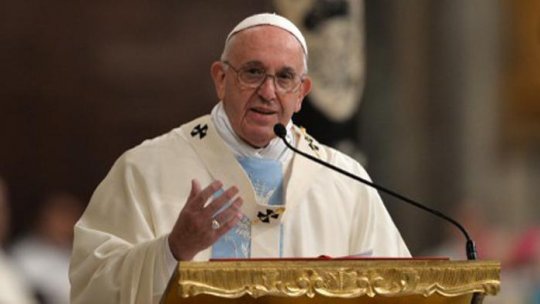 Papa Francisc: Violenţa nu este leacul pentru lumea noastră greu încercată