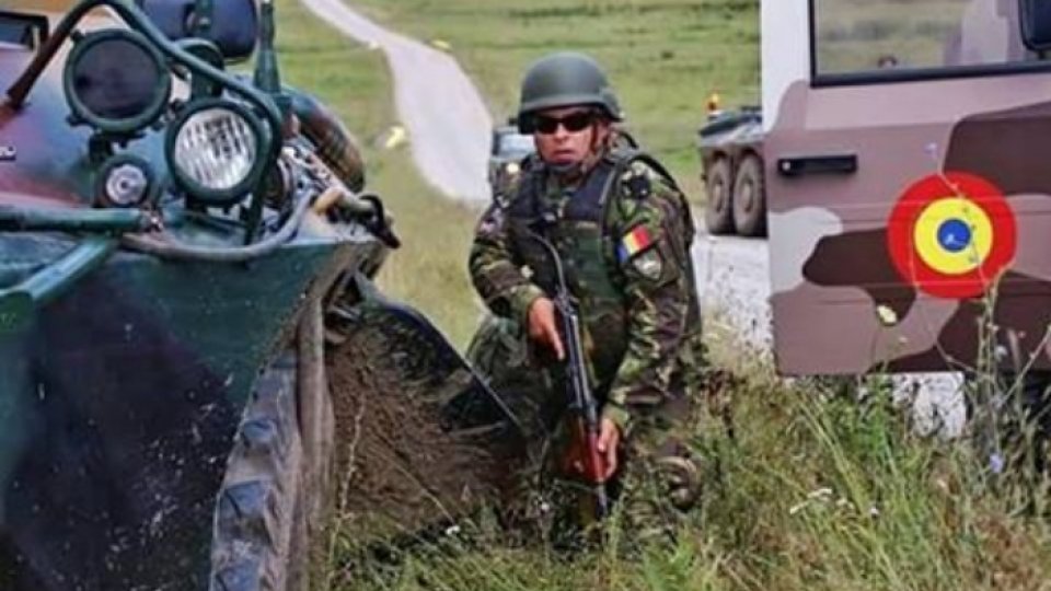Exerciţiu militar româno-american în poligonul de la Smârdan