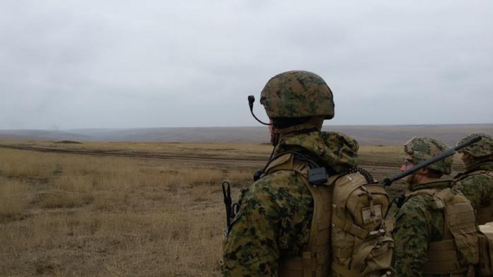  Exerciţiu tactic în poligonul Smârdan, din judeţul Galaţi