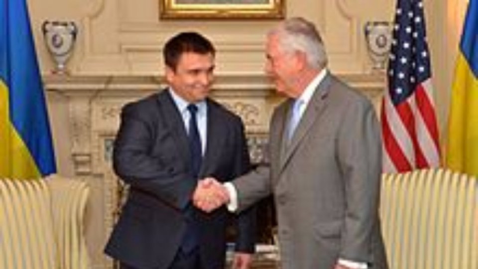 Şeful diplomaţiei ucrainene primit de Donald Trump la Casa Albă