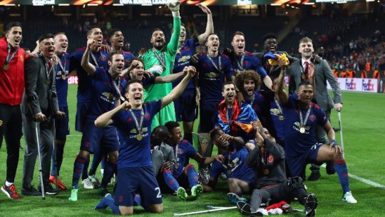Trofeul Ligii Europa ajunge în vitrina lui Manchester United