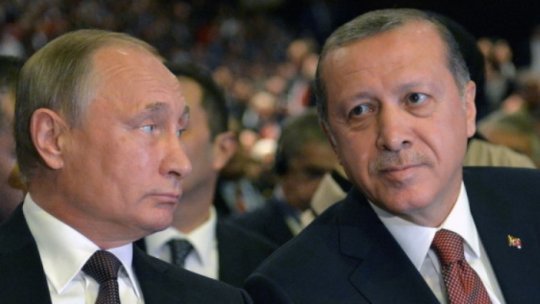 Vladimir Putin se întâlneşte la Soci cu Recep Tayyip Erdogan