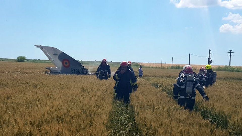 Pilotul avionului MIG 21 Lancer prăbuşit la Kogălniceanu, va fi operat