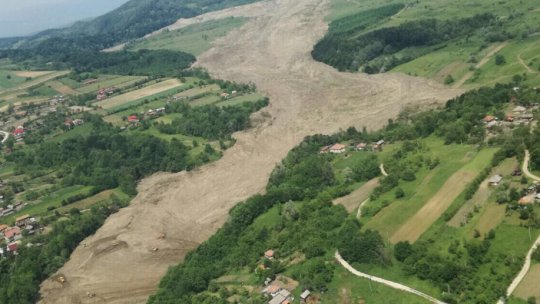 Alunecarea haldei de steril de la Alunu "stagnează"