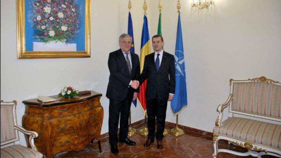 Președintele PE, A. Tajani: România și Italia au multe puncte în comun