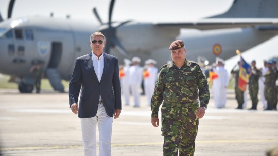 Klaus Iohannis, impresionat de baza militară Mihail Kogălniceanu