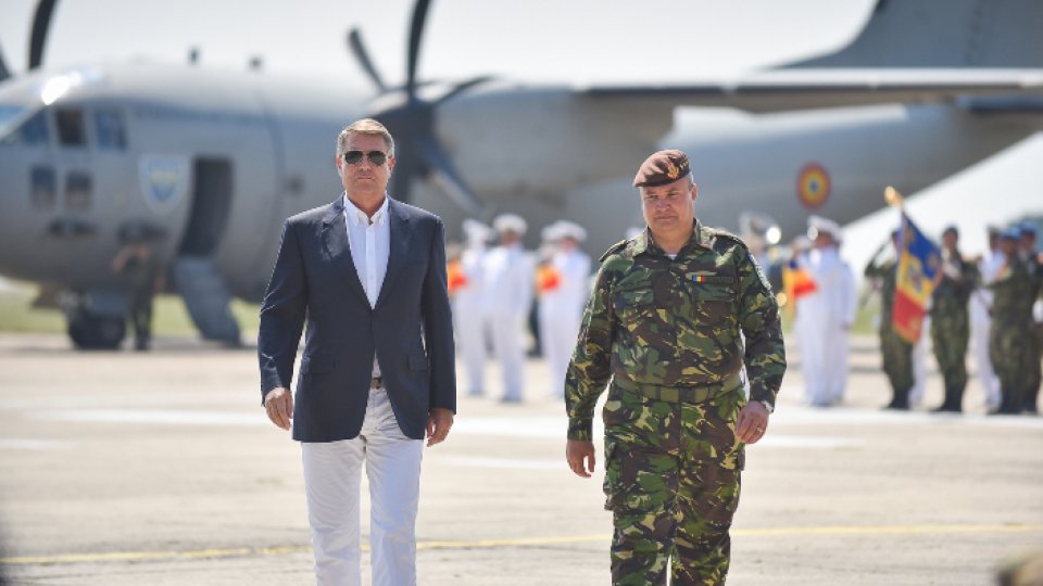 Klaus Iohannis, impresionat de baza militară Mihail Kogălniceanu
