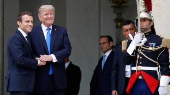 Preşedintele SUA participă la manifestările de Ziua Bastiliei, la Paris